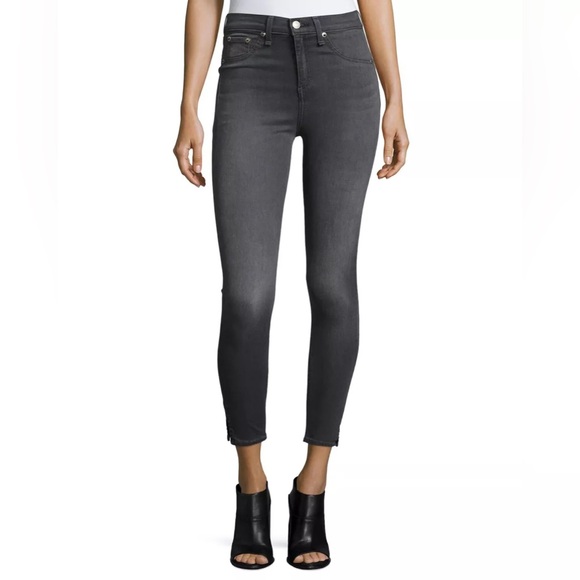 RAG & BONE 10 Inch Capri Jean With Slit size 24 NWT - Picture 8 of 9